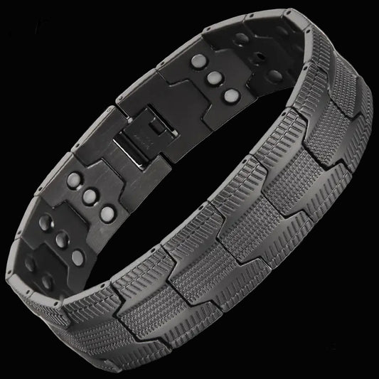 Pure Copper Bracelet Retro Style 3500 Gauss Magnetic Men'S Bracelets